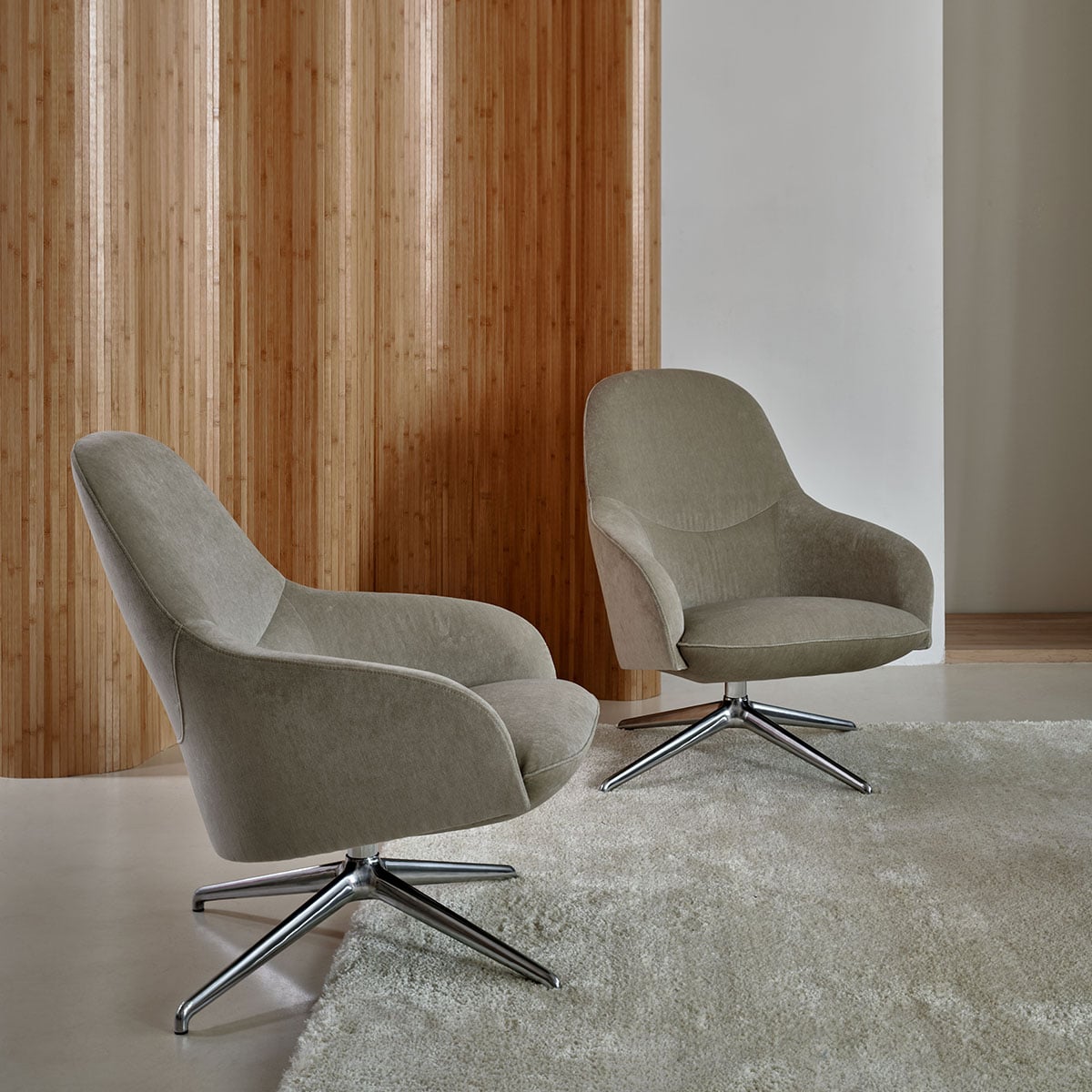 Fauteuil lanah van Leolux bij Ad Bouw in Uden.