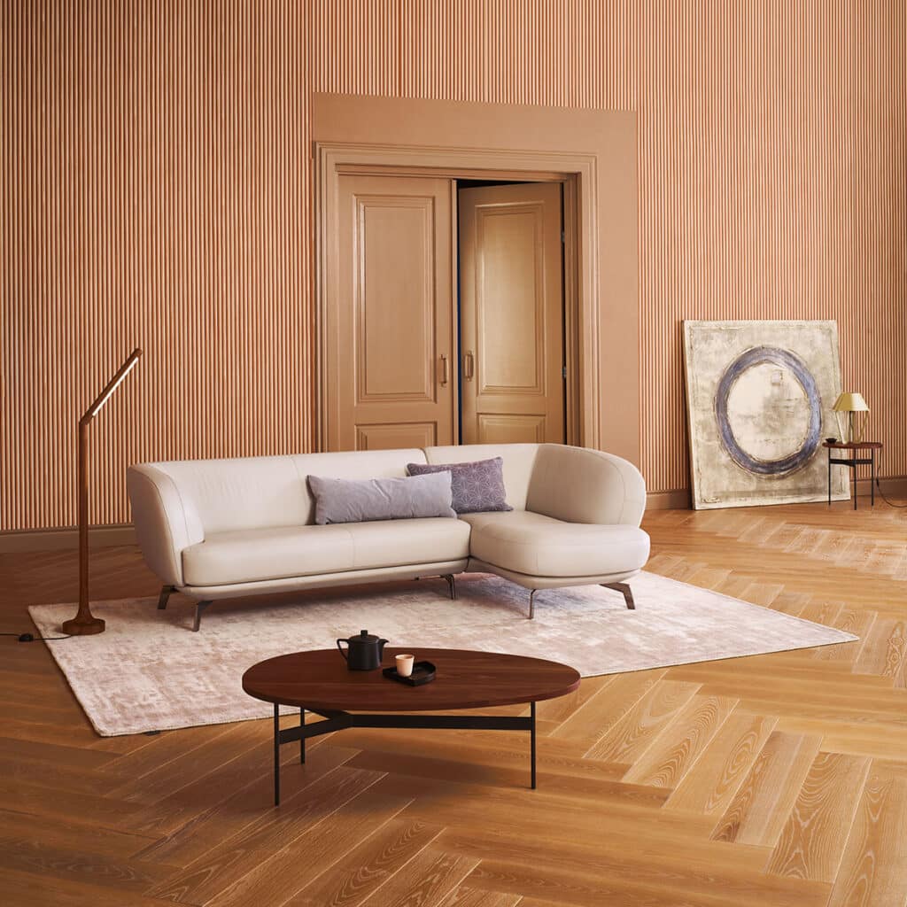 De Flint bank van Leolux is een moderne design bank