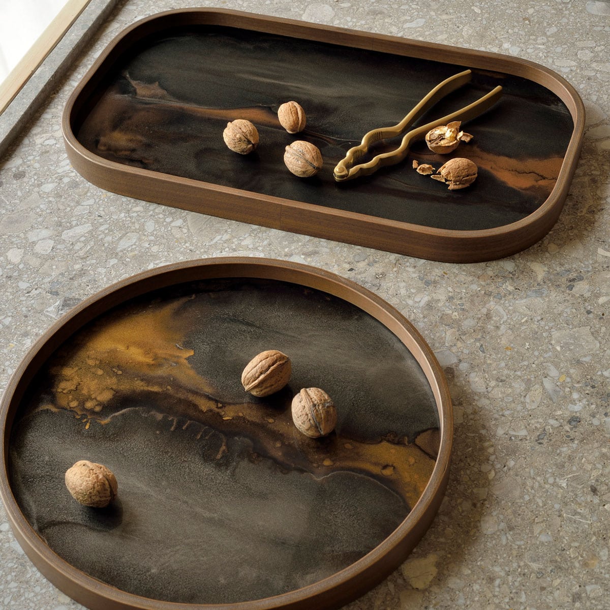 Dienblad Bronze Organic - Afbeelding 2