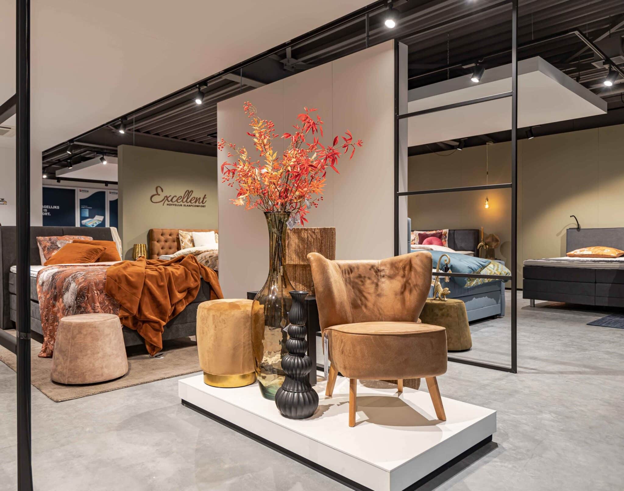 Boxsprings, bedden en matrassen bij woonwinkel Ad Bouw in Uden